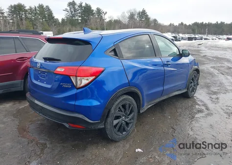 2021 Honda Hr-V Awd Sport z USA, uszkodzony, nr VIN 3CZRU6H19MM743295
